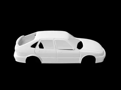 SAAB 9-3 Combi 3D print model