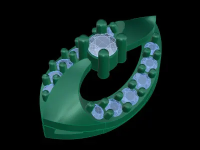 light weight  Earring-15 3D print model