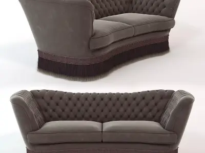 Sofa LIBRARY OAK 3D model