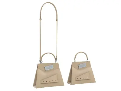 Maison Margiela Small Snatched top handle bag Low-poly 3D model