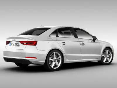 Audi A3 Sedan 2014 3D model