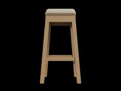 New Ridge Home Saddle Style Counter Stool 3D model