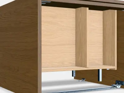 ANGSJON Wash-stand with drawers 5 Low-poly 3D model