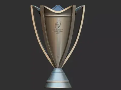 trophy european rugby champion cup-stl-print3d Free 3D print model