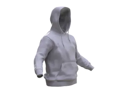 Hoodie Low-poly 3D model
