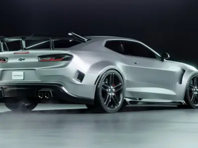 High-Poly Chevrolet Camaro ZL1 3D model