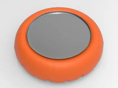 Faty Side Table Low-poly 3D model