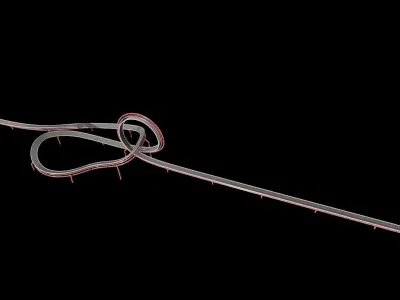 Stunt Track 3D Low-poly 3D model