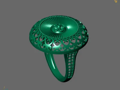 Women Plain Ring Ready STL Models Womens Ring 3d models 3D print model 31