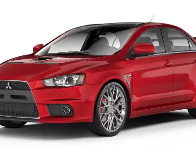 Mitsubishi Lancer Evolution X 2008 3D model