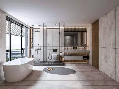 Bathroom 5 3D model