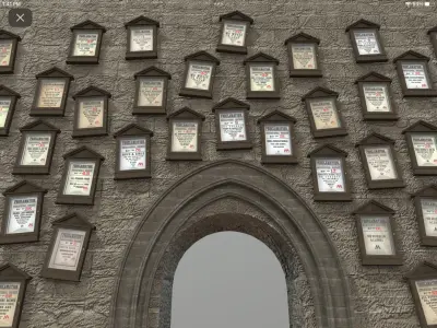 Dolores umbridge wall rules 3D model