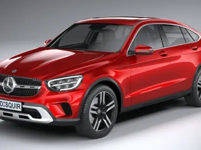Mercedes-Benz GLC Coupe basic 2020 3D model