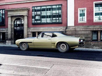 Chevrolet Camaro Valkyrja by Ringbrothers 1969 3D model