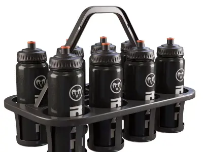 Sports bottle holder Ram 3D model