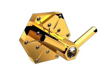 Orchid Diamond Toweling Double 3D model