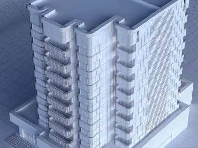 Residential Building 3D model