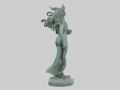 Boann statue model 3D model