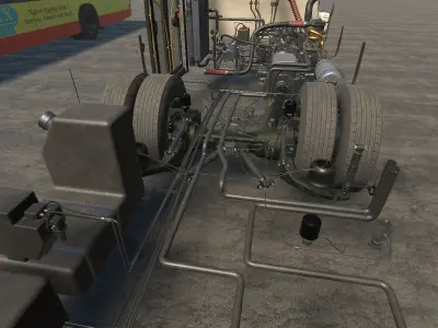 High Detail Busses - Full Version - Unity Low-poly 3D model