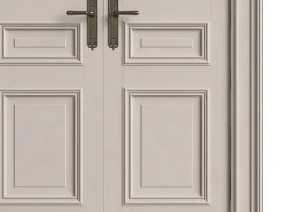 Classic Doors 01 3D model