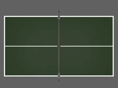 Table Tennis Corona 3D model