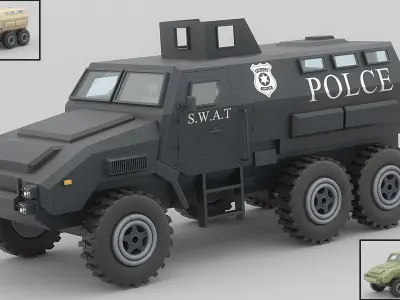 Armored car 1 3D model