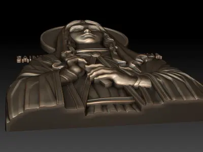 Saint Emilia of Caesarea 3D print model