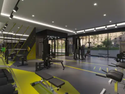 Gym Center 3D model