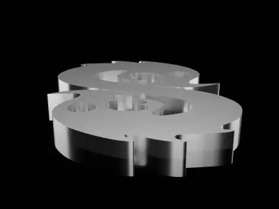 Dragons and Riders of Berk Symbol 3D model for 3D printing 3D print model