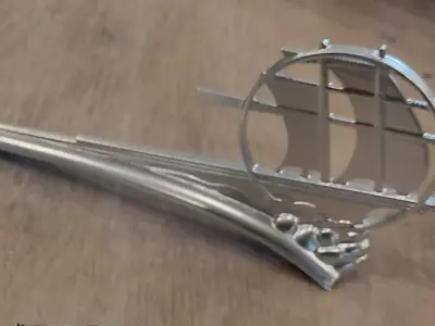 1935 Plymouth Hood Ornament 3D print model