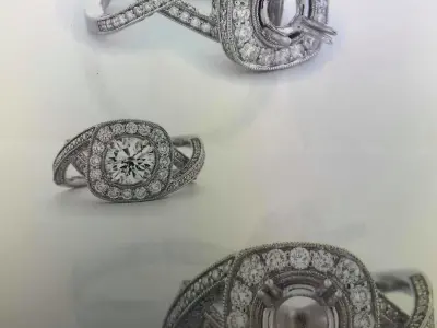 Classic ring 3D print model