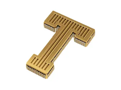 Pedant Letter T SUPREME LEAGUE OF MAN S 3D print model