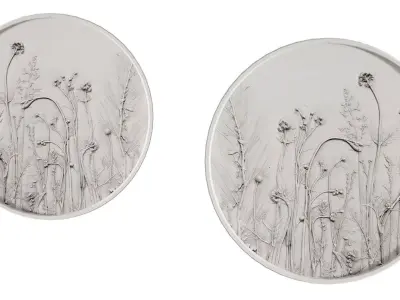 Botany Panel 3D model