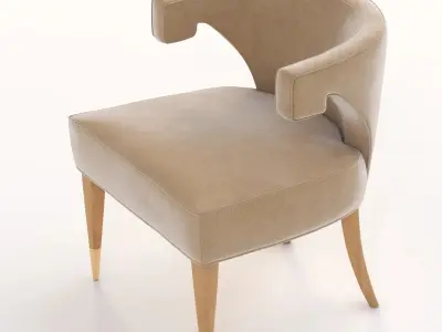 Dering Hall Athena Armchair by Kimberly Denman 3D model