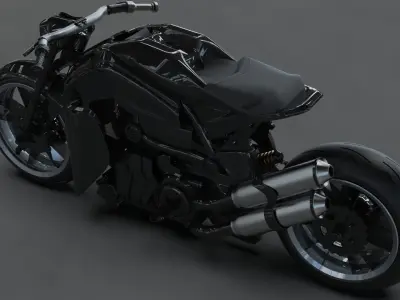 motorcycle Znb 3D model