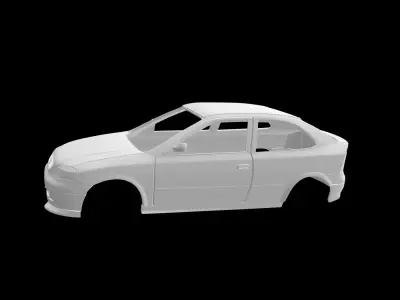 Opel Astra G 3doors Hatchback 3D print model