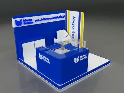 Booth Exhibition Stand a653b 3D model