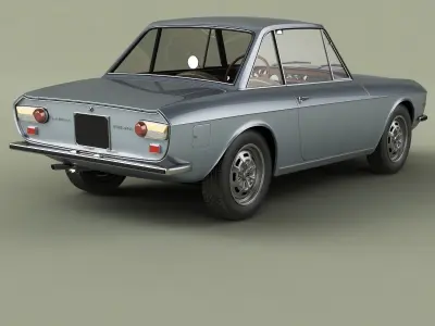 Lancia Fulvia Coupe series 2 3D model