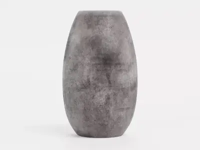 -Concrete Flower Pot- 3D model