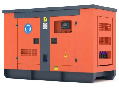 Diesel Generator 3D model