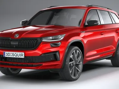 Skoda Kodiaq Sportline 2022 3D model