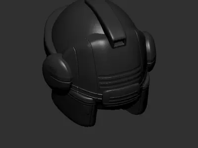 helmet high poly sculpt 3d printable 3D model shop