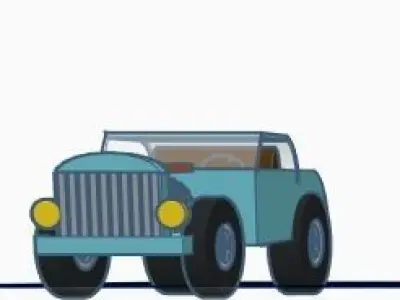 30s Hot Rod Coupe 3D model