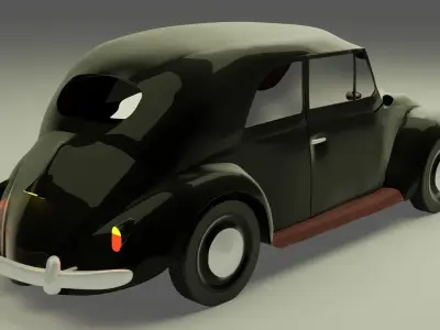 Volkswagen   black  3D model
