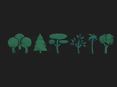 tree 3d models 3D print model