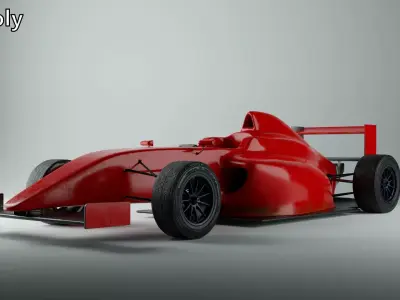 Formula 4 car 3D model