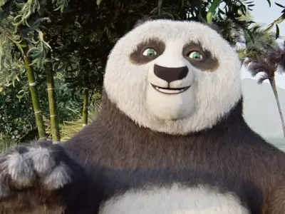 kong fu panda 3d model 3D model