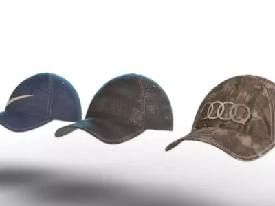 Baseball Cap Low-poly 3D model