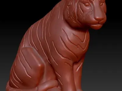 3d models Decor for 3D Printing Bear Elephant tiger 3D Model Collection