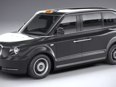 London Taxi Cab LEVC passenger 2021 3D model